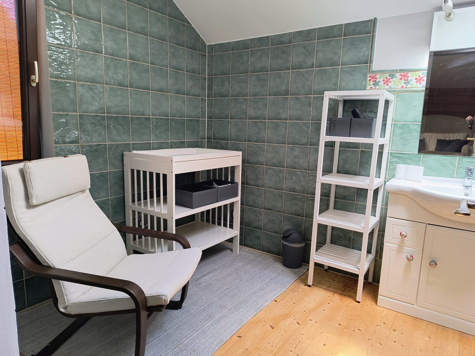 Baby-changing area